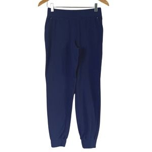 SPORT SAVVY French Terry Jogger with Pockets Navy Petite XXS